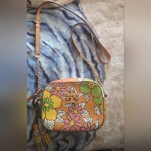 Tory Burch Mcgraw Sun Floral Print Crossbody Bag